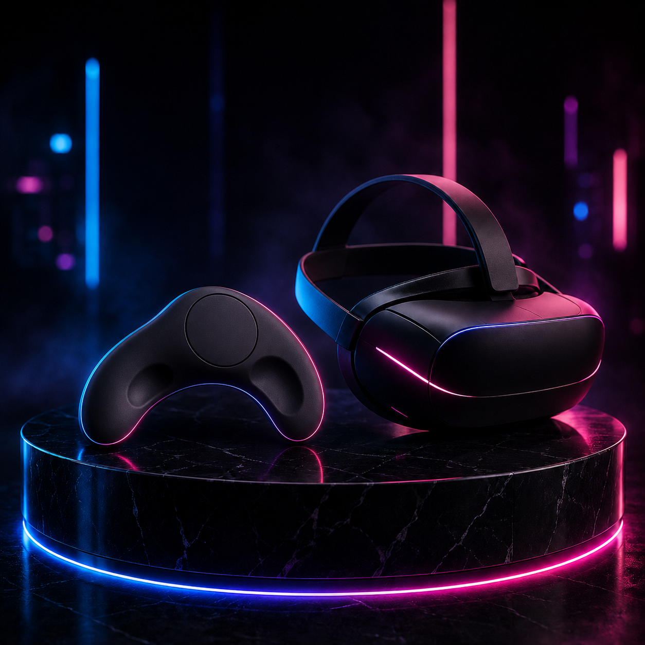 Neon gaming experience